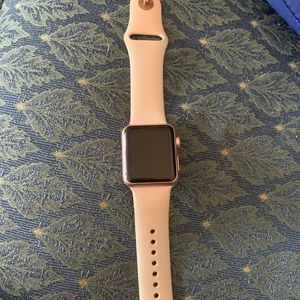 Rose gold series one Apple Watch